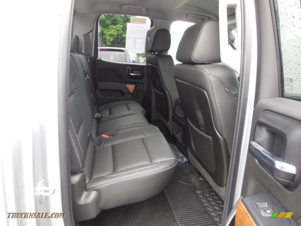2015 Silverado 2500HD LTZ Double Cab 4x4 - Silver Ice Metallic / Jet Black photo #18