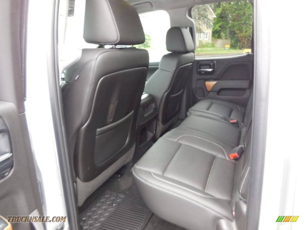 2015 Silverado 2500HD LTZ Double Cab 4x4 - Silver Ice Metallic / Jet Black photo #20