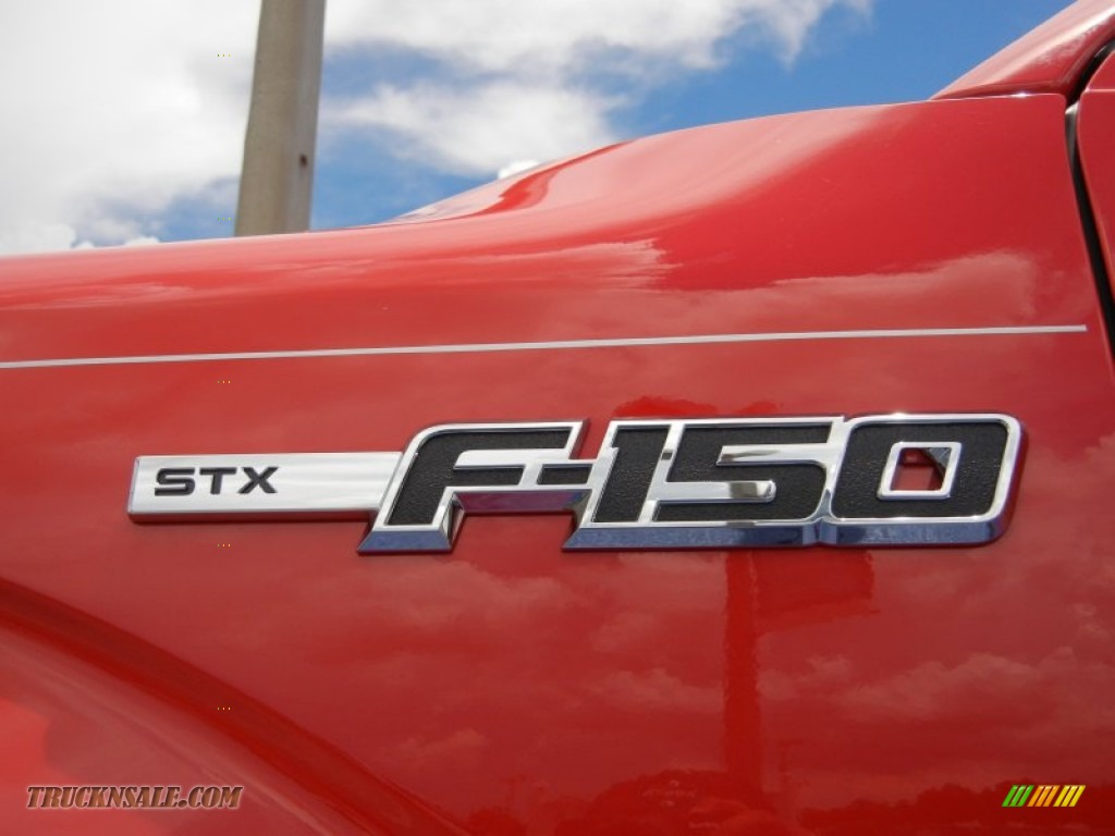 2014 F150 STX Regular Cab - Race Red / Black photo #5