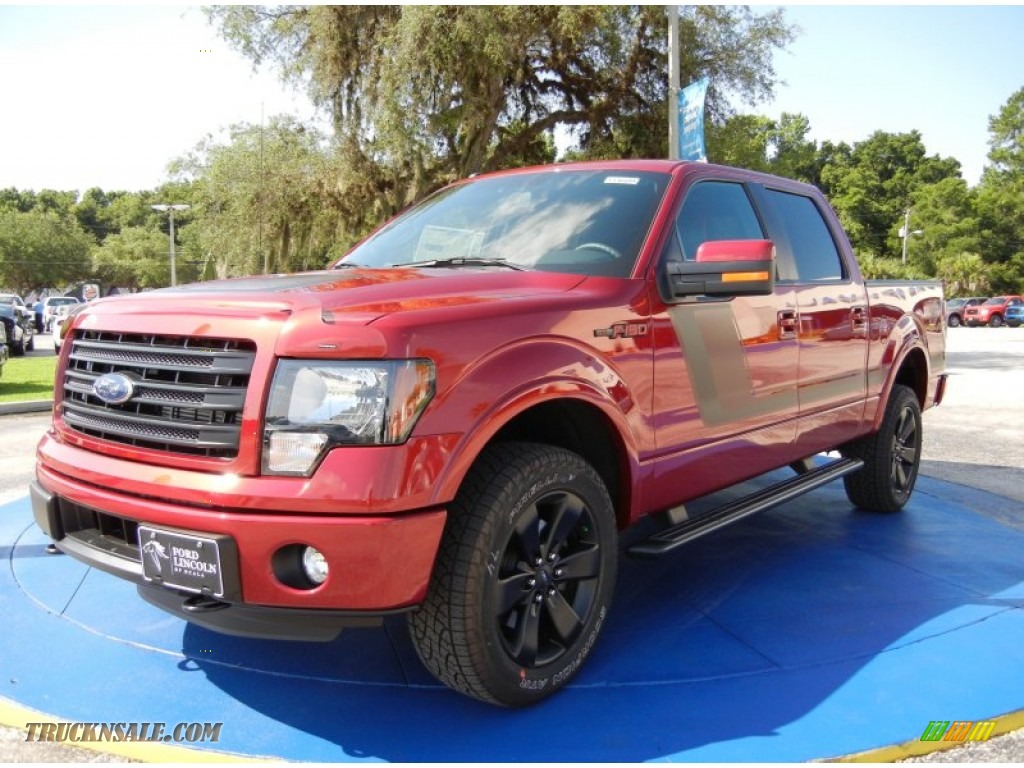 Ruby Red / FX Appearance Black Leather/Alcantara Ford F150 FX4 SuperCrew 4x4