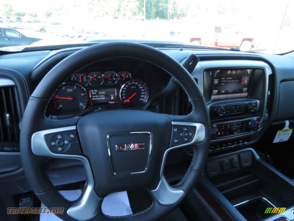 2015 Sierra 3500HD SLT Crew Cab 4x4 Dual Rear Wheel - Onyx Black / Jet Black photo #9