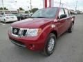 Nissan Frontier SV Crew Cab 4x4 Cayenne Red photo #3