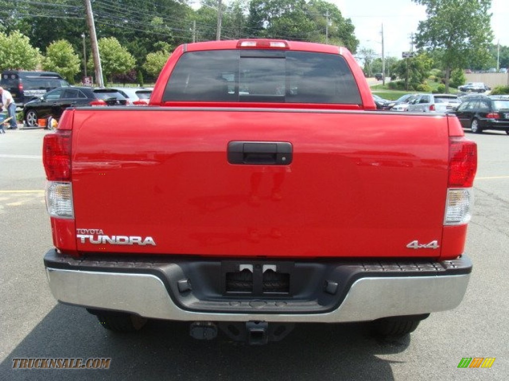 2011 Tundra SR5 Double Cab 4x4 - Radiant Red / Graphite Gray photo #5