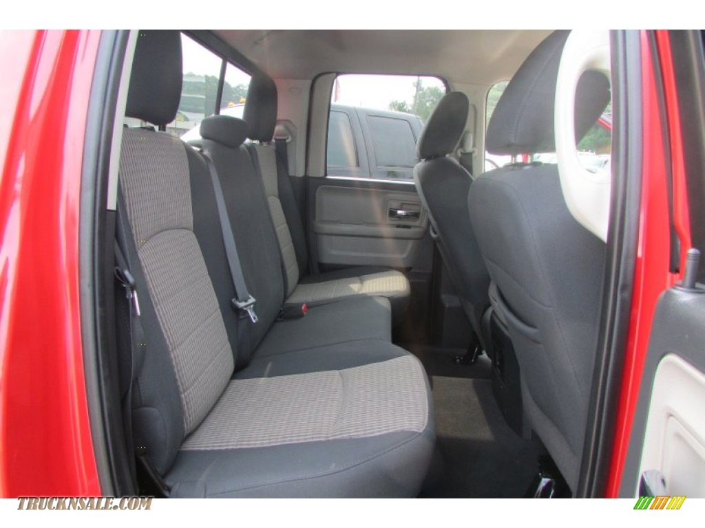 2011 Ram 1500 SLT Quad Cab 4x4 - Flame Red / Dark Slate Gray/Medium Graystone photo #52