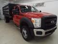 Ford F550 Super Duty XL Regular Cab 4x4 Chassis Vermillion Red photo #16