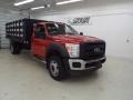 Ford F550 Super Duty XL Regular Cab 4x4 Chassis Vermillion Red photo #35
