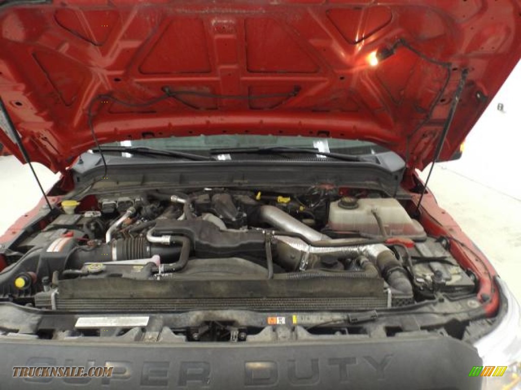 2012 F550 Super Duty XL Regular Cab 4x4 Chassis - Vermillion Red / Steel photo #45