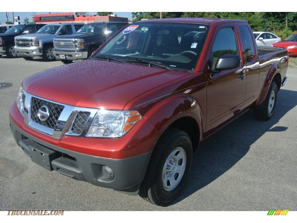 2013 Frontier S King Cab - Cayenne Red / Graphite Steel photo #2
