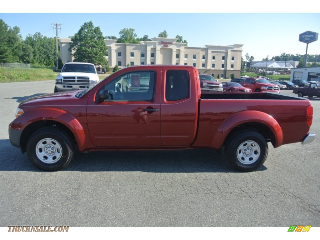 2013 Frontier S King Cab - Cayenne Red / Graphite Steel photo #3