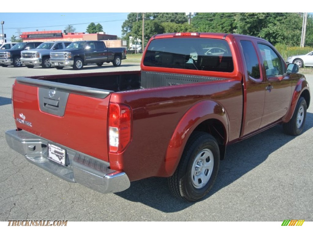 2013 Frontier S King Cab - Cayenne Red / Graphite Steel photo #5