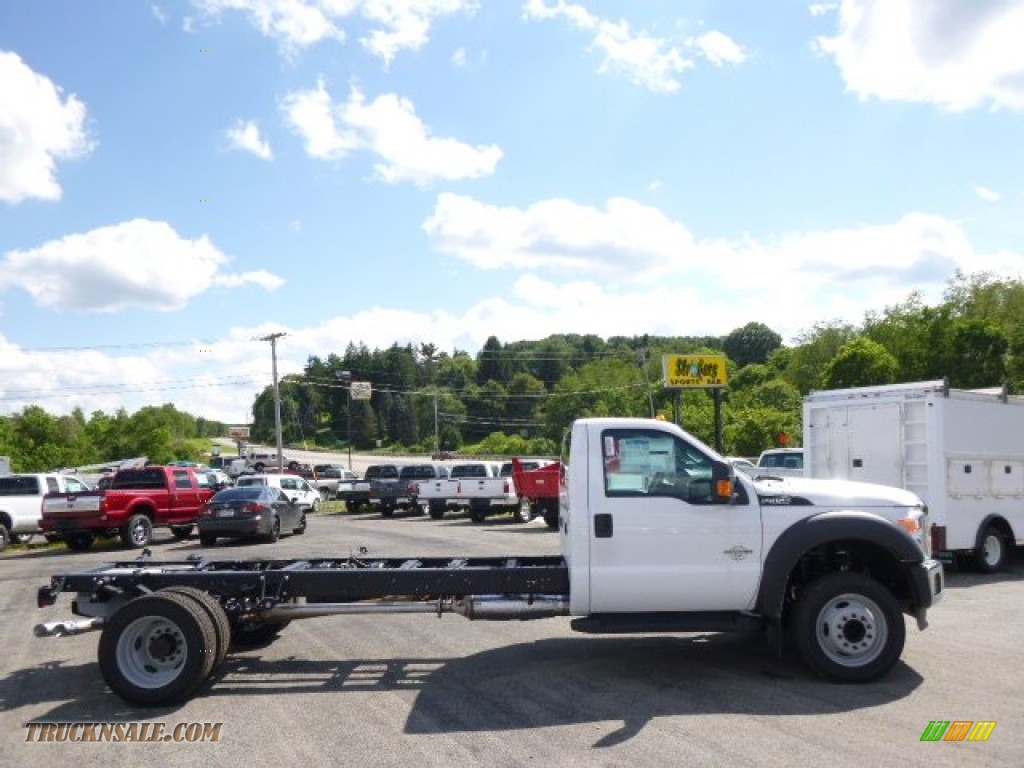 2015 F450 Super Duty XL Regular Cab Chassis - Oxford White / Steel photo #1