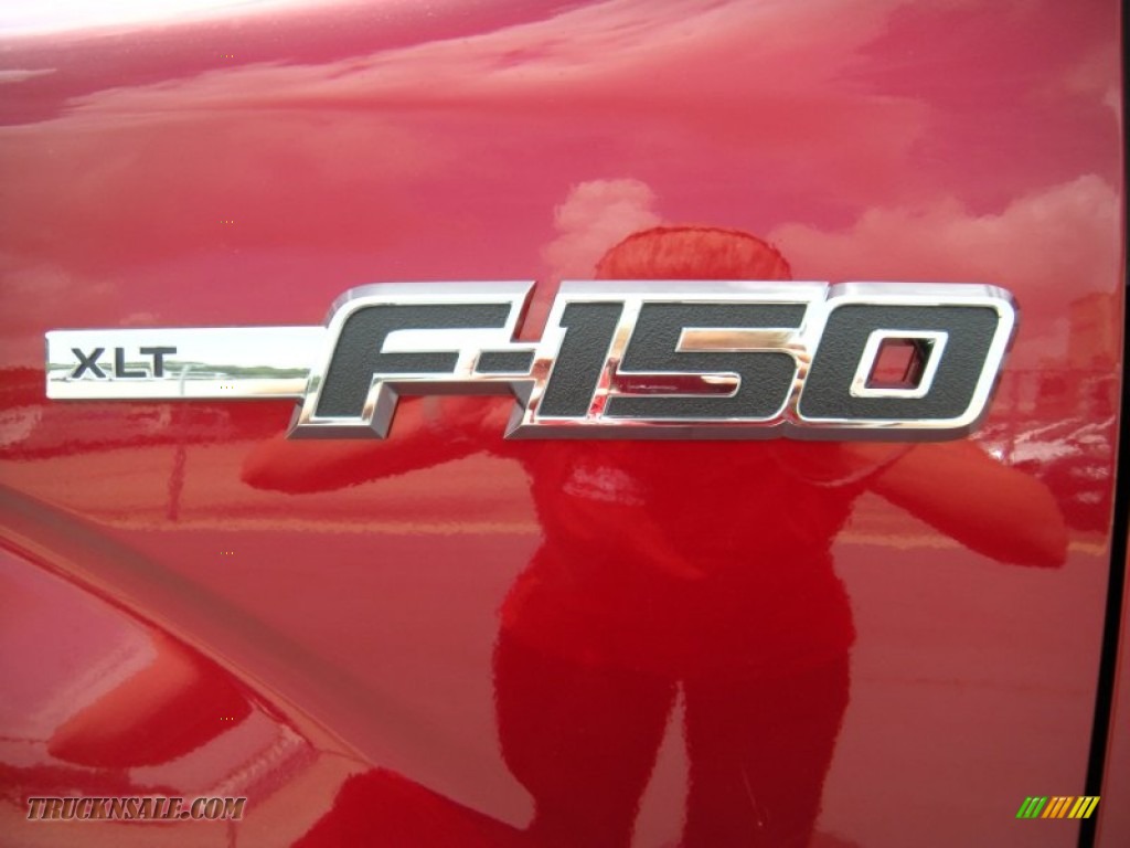 2014 F150 XLT SuperCrew 4x4 - Ruby Red / Steel Grey photo #14