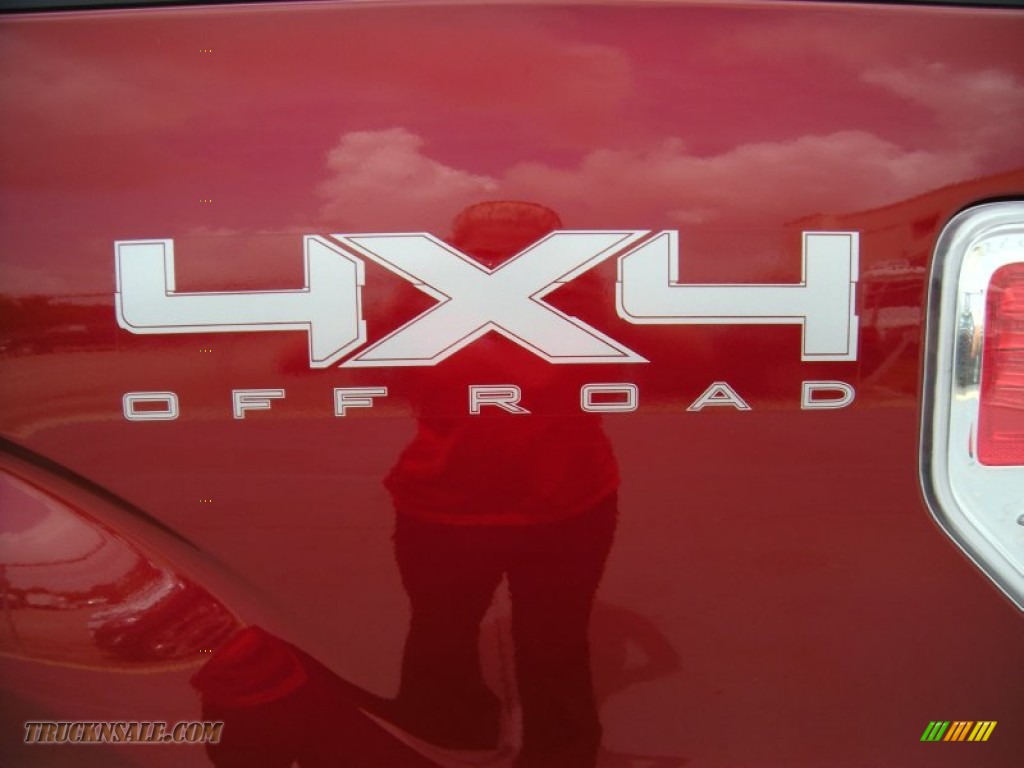 2014 F150 XLT SuperCrew 4x4 - Ruby Red / Steel Grey photo #17