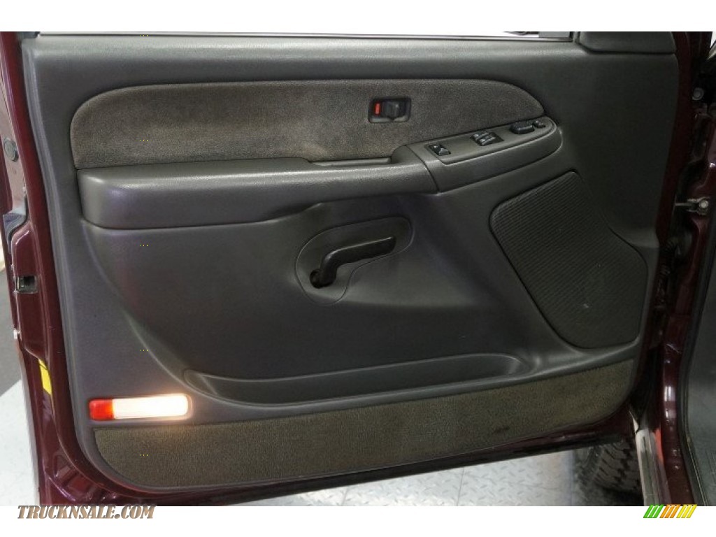 2003 Silverado 1500 LS Extended Cab 4x4 - Dark Carmine Red Metallic / Medium Gray photo #20