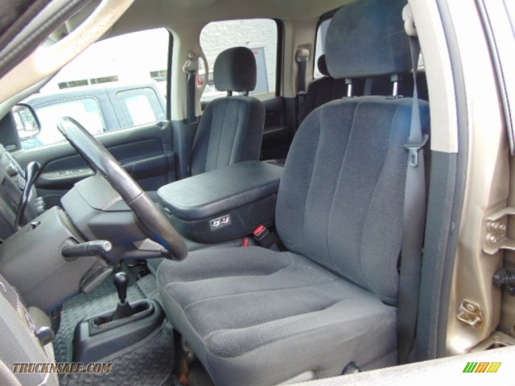 2005 Ram 2500 SLT Quad Cab 4x4 - Light Almond Pearl Metallic / Dark Slate Gray photo #13