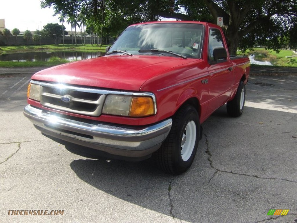 Toreador Red Metallic / Medium Graphite Ford Ranger XLT Regular Cab