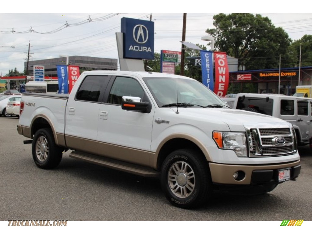 2011 F150 King Ranch SuperCrew 4x4 - Oxford White / Chaparral Leather photo #1
