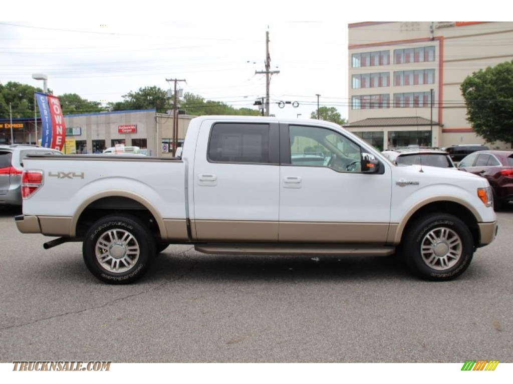 2011 F150 King Ranch SuperCrew 4x4 - Oxford White / Chaparral Leather photo #2