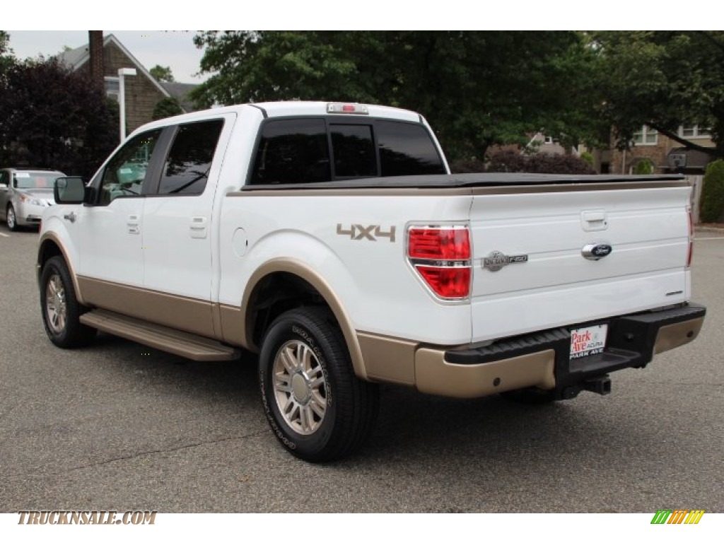 2011 F150 King Ranch SuperCrew 4x4 - Oxford White / Chaparral Leather photo #5