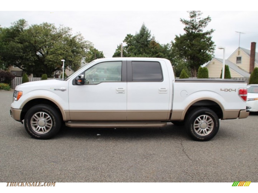 2011 F150 King Ranch SuperCrew 4x4 - Oxford White / Chaparral Leather photo #6
