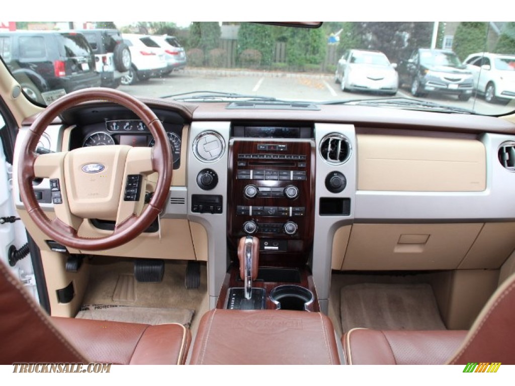 2011 F150 King Ranch SuperCrew 4x4 - Oxford White / Chaparral Leather photo #16