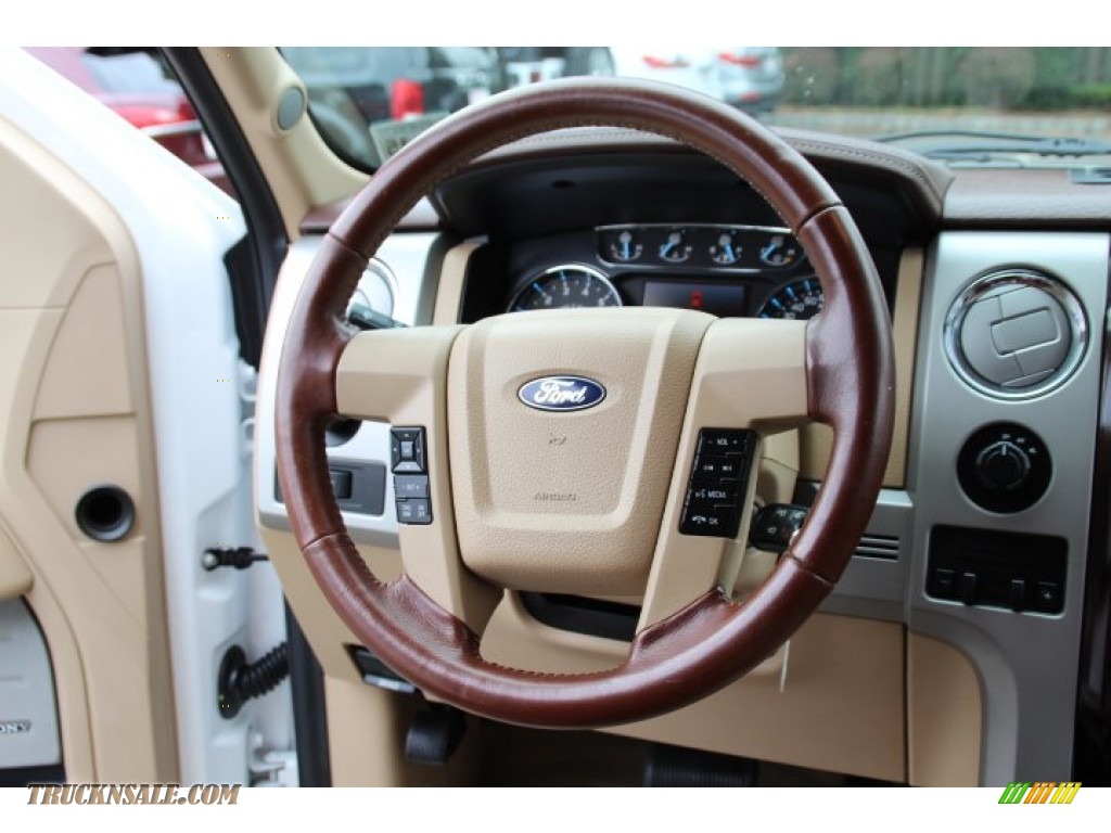 2011 F150 King Ranch SuperCrew 4x4 - Oxford White / Chaparral Leather photo #19