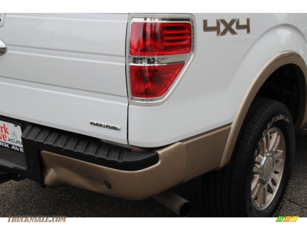 2011 F150 King Ranch SuperCrew 4x4 - Oxford White / Chaparral Leather photo #24