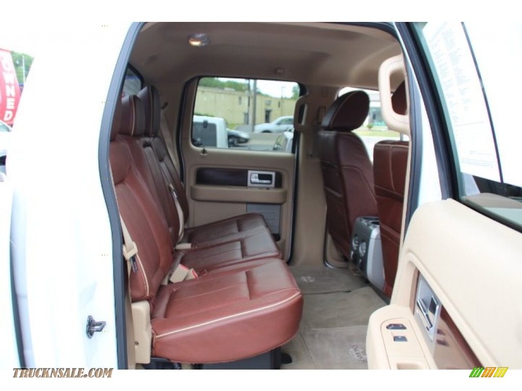 2011 F150 King Ranch SuperCrew 4x4 - Oxford White / Chaparral Leather photo #26