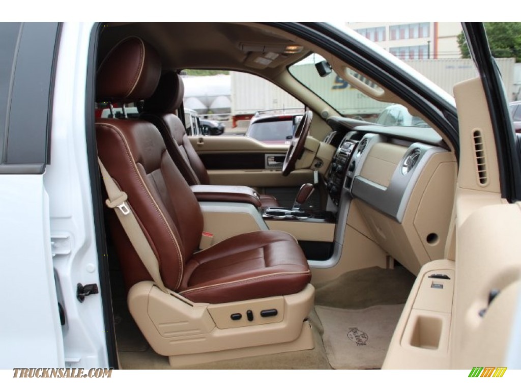 2011 F150 King Ranch SuperCrew 4x4 - Oxford White / Chaparral Leather photo #29
