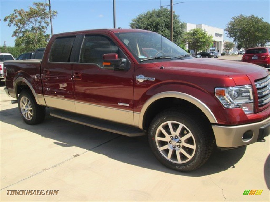 2014 F150 King Ranch SuperCrew 4x4 - Sunset / King Ranch Chaparral/Black photo #1