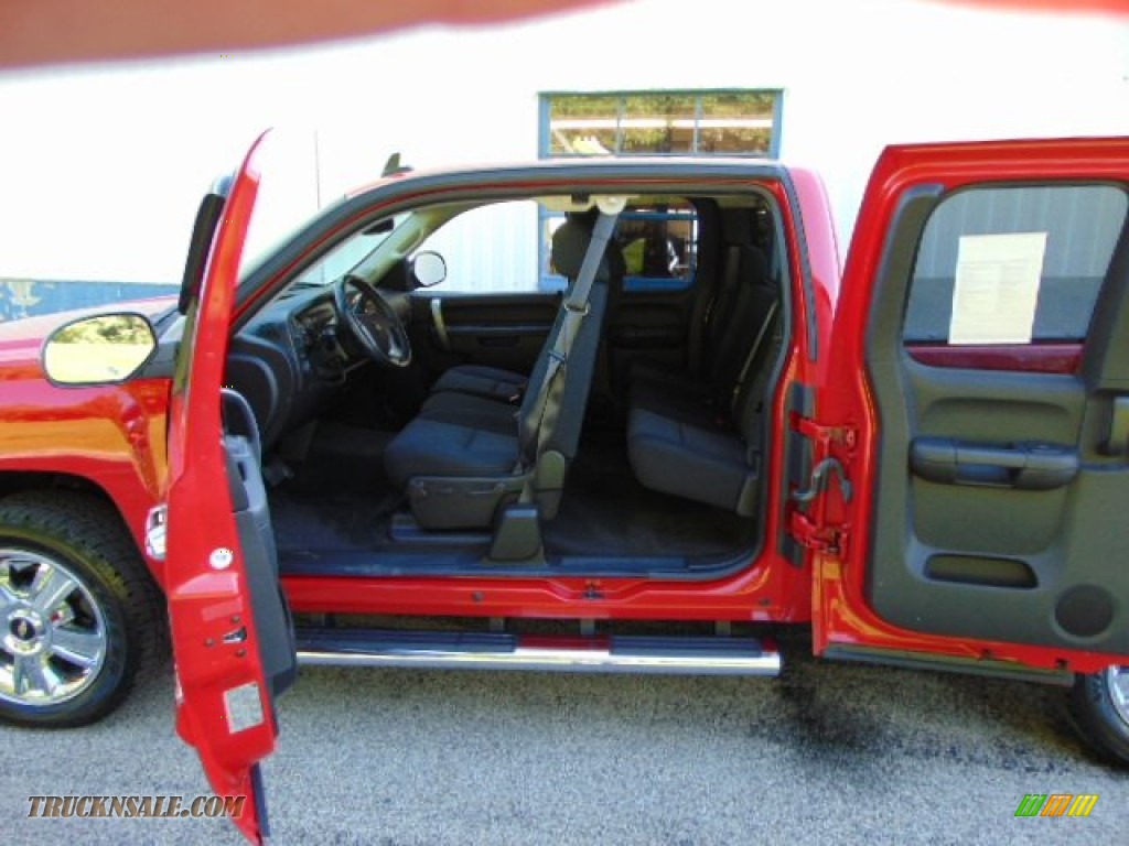 2012 Silverado 1500 LT Extended Cab 4x4 - Victory Red / Ebony photo #16