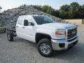 GMC Sierra 2500HD Double Cab Chassis Summit White photo #1