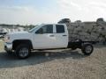 GMC Sierra 2500HD Double Cab Chassis Summit White photo #3