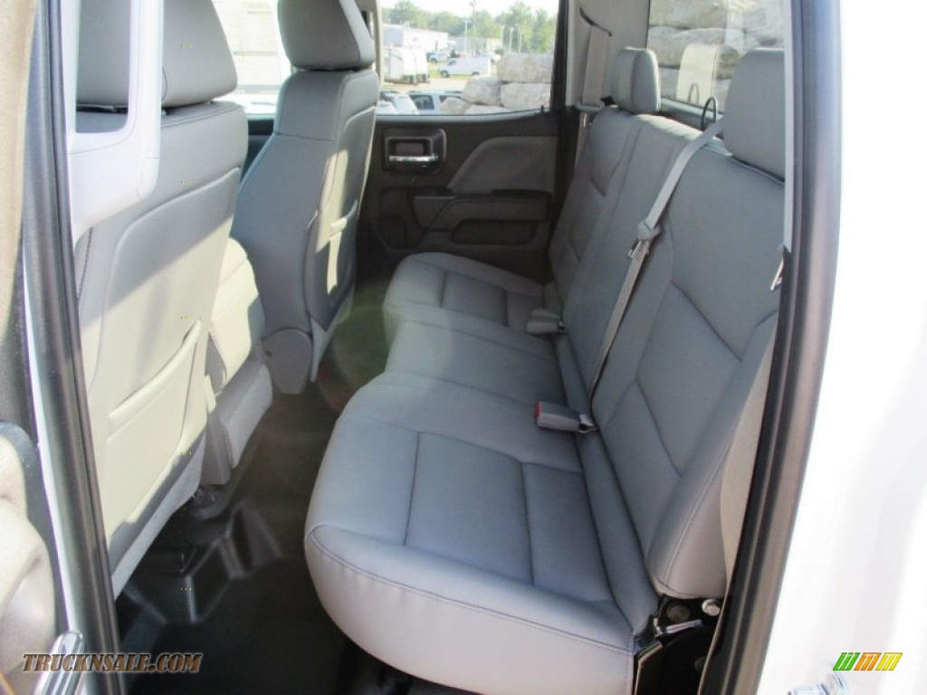 2015 Sierra 2500HD Double Cab Chassis - Summit White / Jet Black/Dark Ash photo #16