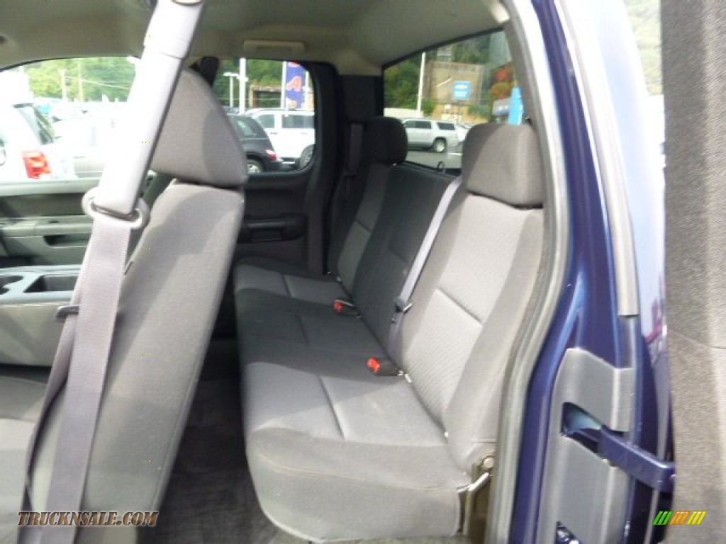 2011 Silverado 1500 LS Extended Cab 4x4 - Imperial Blue Metallic / Dark Titanium photo #11