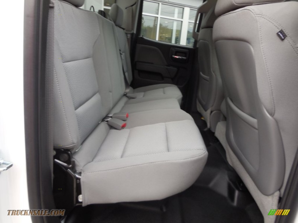 2015 Silverado 2500HD WT Double Cab 4x4 - Summit White / Jet Black/Dark Ash photo #47