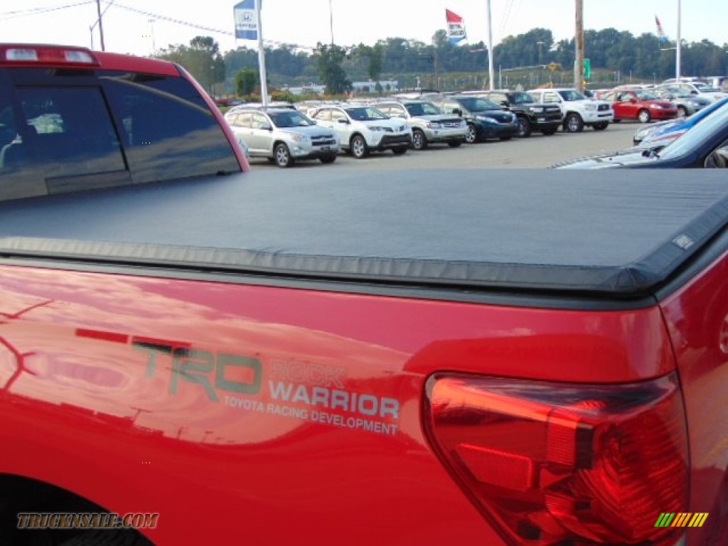 2012 Tundra TRD Rock Warrior Double Cab 4x4 - Radiant Red / Black photo #7