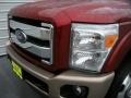 Ford F350 Super Duty King Ranch Crew Cab 4x4 Dually Ruby Red Metallic photo #7