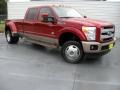 Ford F350 Super Duty King Ranch Crew Cab 4x4 Dually Ruby Red Metallic photo #51