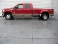 Ford F350 Super Duty King Ranch Crew Cab 4x4 Dually Ruby Red Metallic photo #53