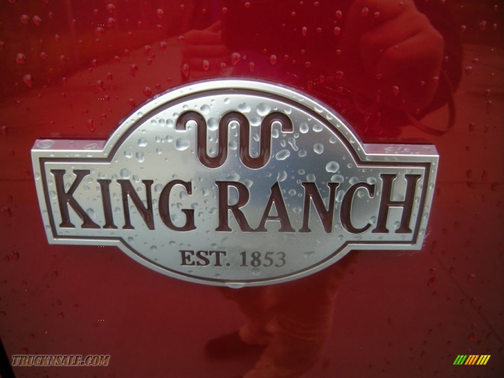 2014 F350 Super Duty King Ranch Crew Cab 4x4 Dually - Ruby Red Metallic / King Ranch Chaparral Leather photo #64
