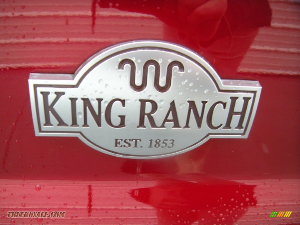 2014 F350 Super Duty King Ranch Crew Cab 4x4 Dually - Ruby Red Metallic / King Ranch Chaparral Leather photo #66