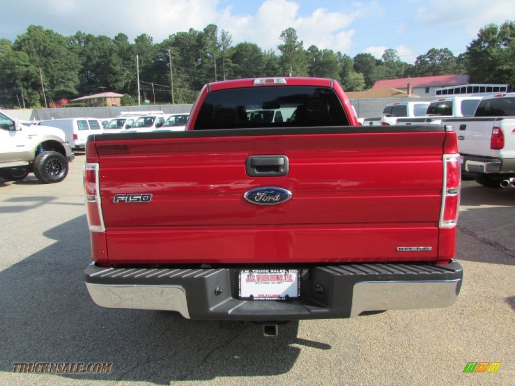 2011 F150 XLT SuperCab - Red Candy Metallic / Steel Gray photo #5