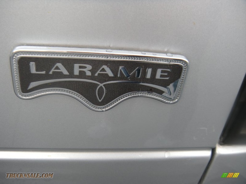 2008 Ram 1500 Laramie Quad Cab - Bright Silver Metallic / Medium Slate Gray photo #13