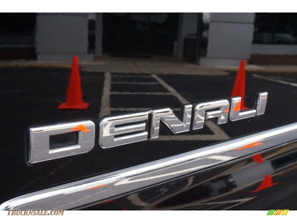 2013 Sierra 1500 Denali Crew Cab - Onyx Black / Cocoa/Light Cashmere photo #15
