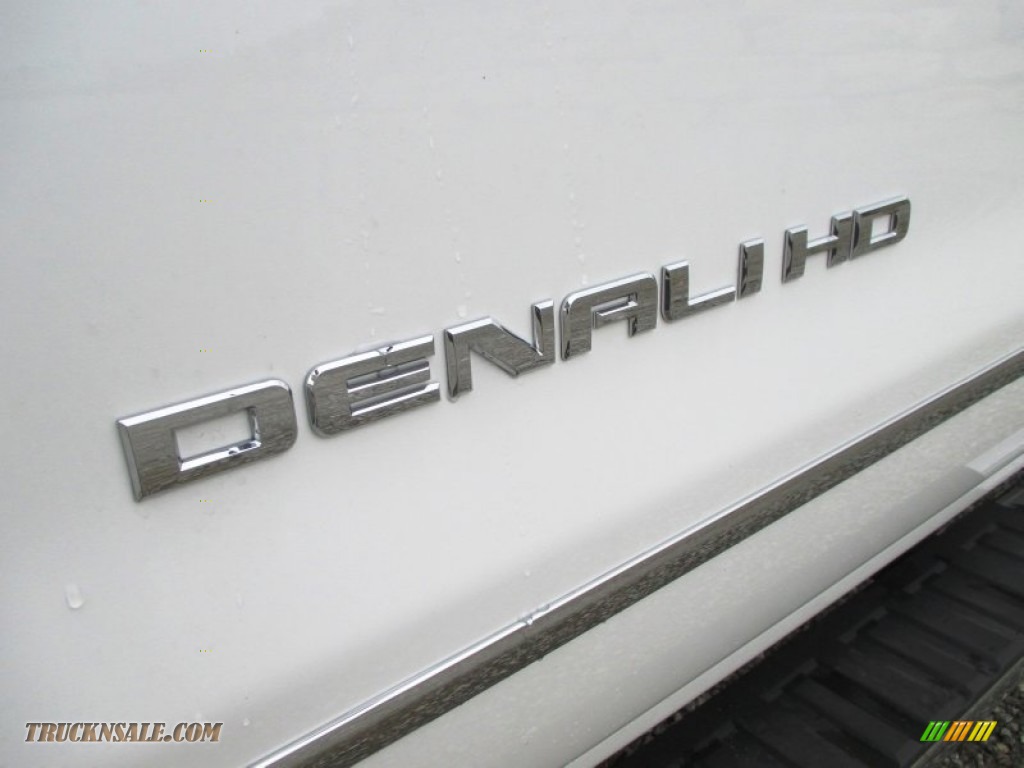 2015 Sierra 2500HD Denali Crew Cab 4x4 - Summit White / Cocoa/Dune photo #5