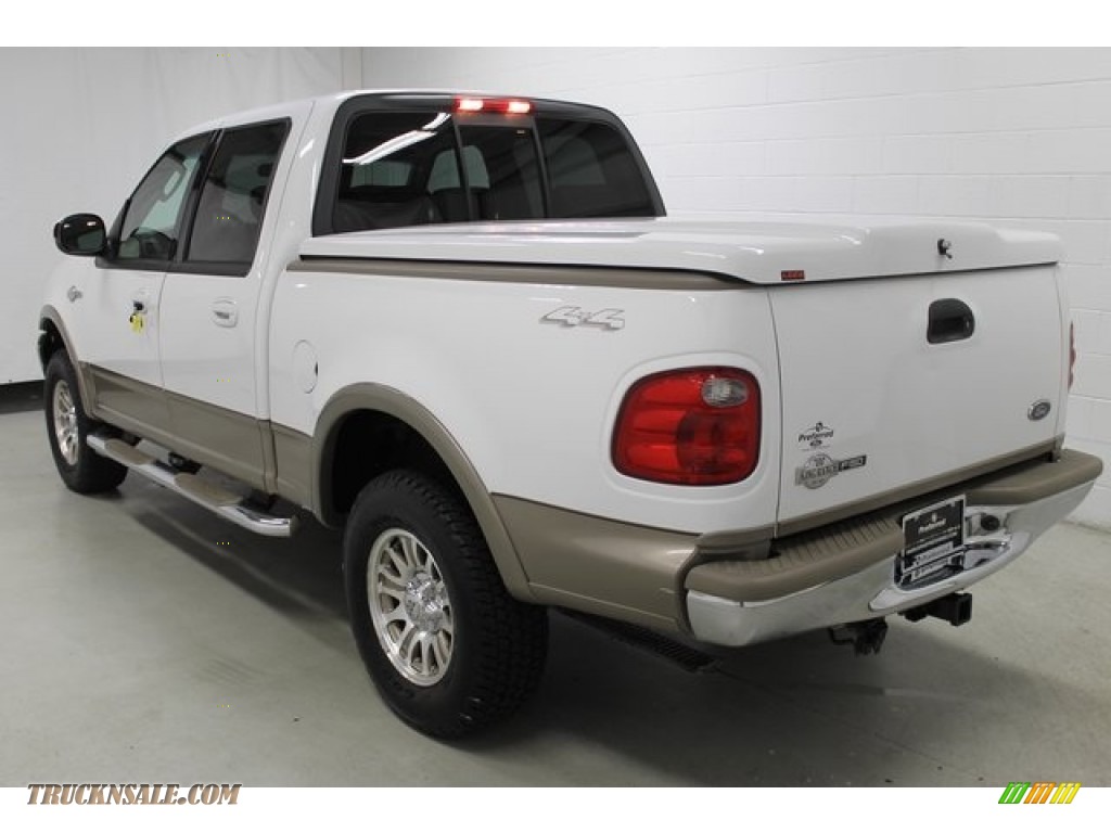2003 F150 King Ranch SuperCrew 4x4 - Oxford White / Castano Brown Leather photo #7