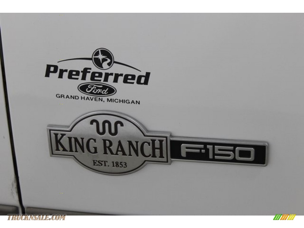2003 F150 King Ranch SuperCrew 4x4 - Oxford White / Castano Brown Leather photo #9