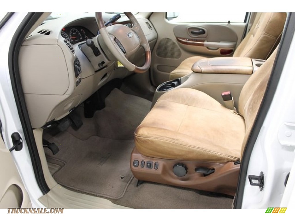 2003 F150 King Ranch SuperCrew 4x4 - Oxford White / Castano Brown Leather photo #28