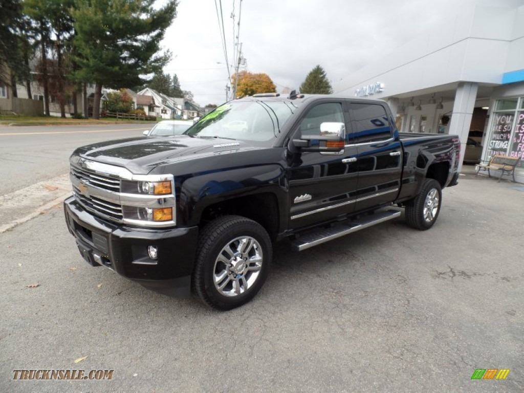 2015 Silverado 2500HD High Country Crew Cab 4x4 - Black / High Country Saddle photo #2